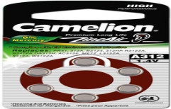 Camelion A312-BP6 Hearing Aid Battery ( Metal) by Arihant Batteries Private Limited