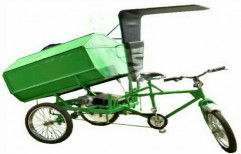 Battery Operated Garbage Container Cycle Rickshaw by HHW CARE PRODUCTS I Private Limited
